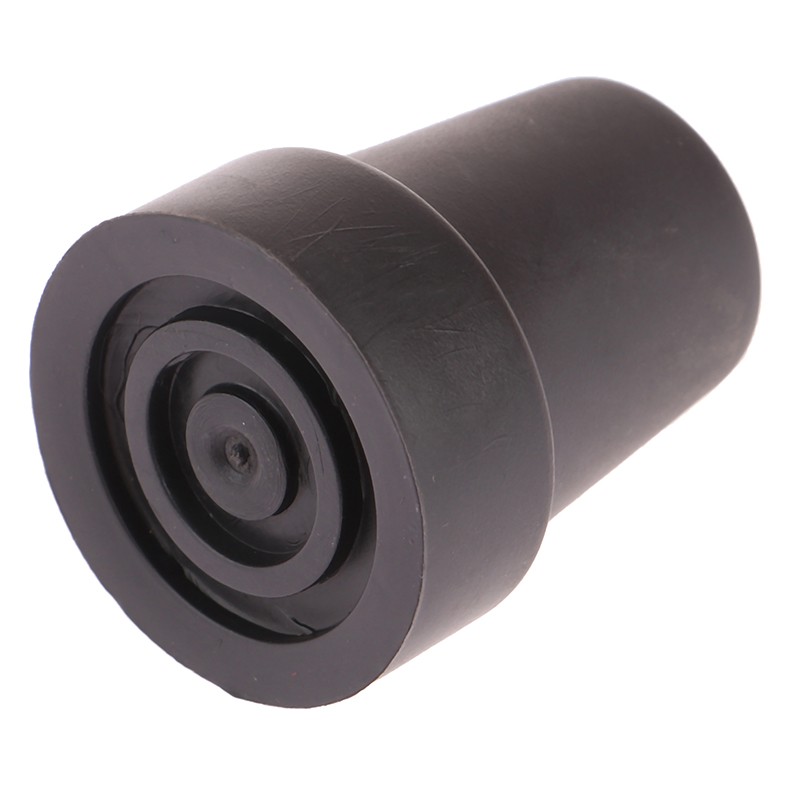Walking Stick Cane Crutch Pad Rubber Heavy Duty Metal Ferrules End Bottom New