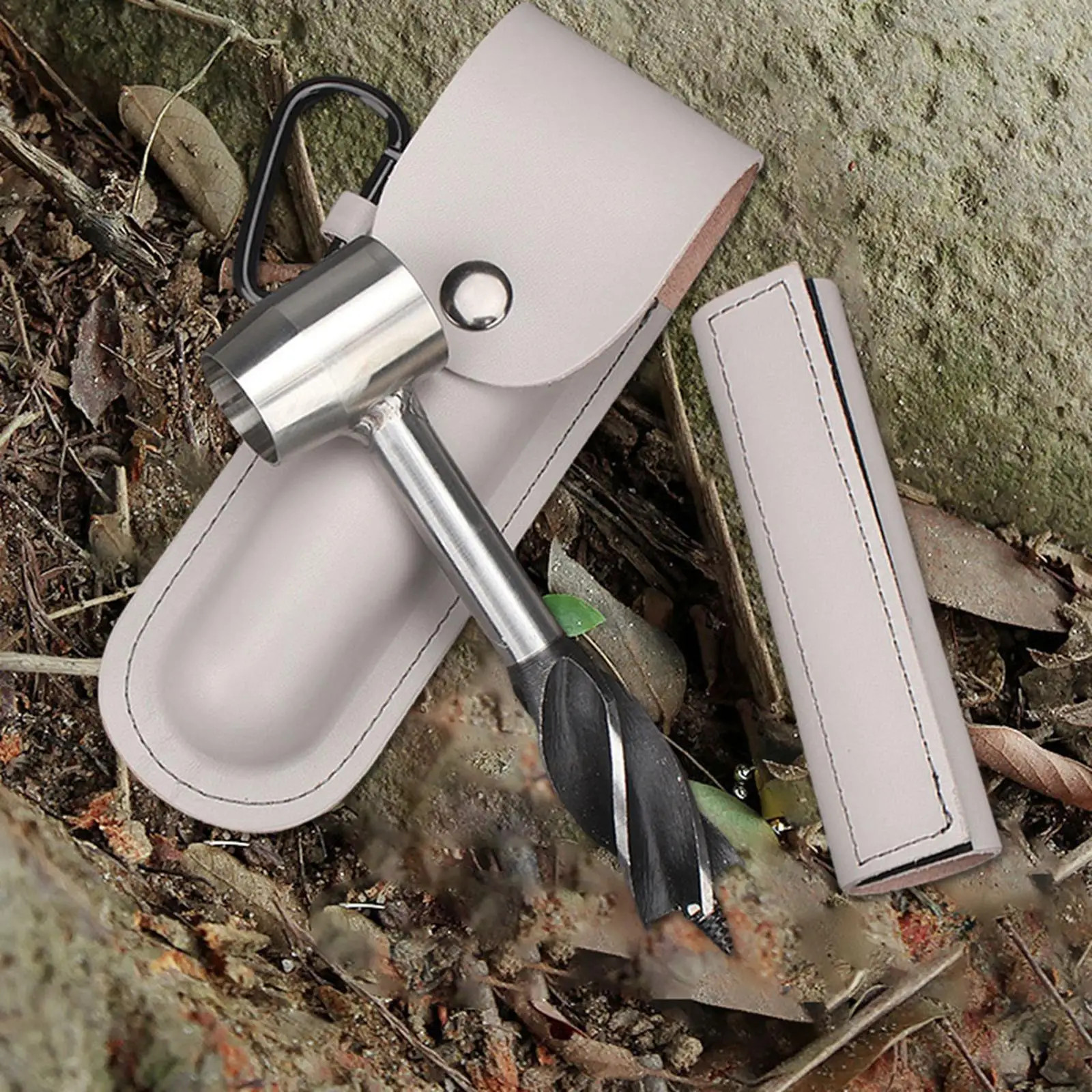 Hand Auger Drill Bit Multi-Purpose Bushcraft Puncher Wood Peg and Hole Maker Man