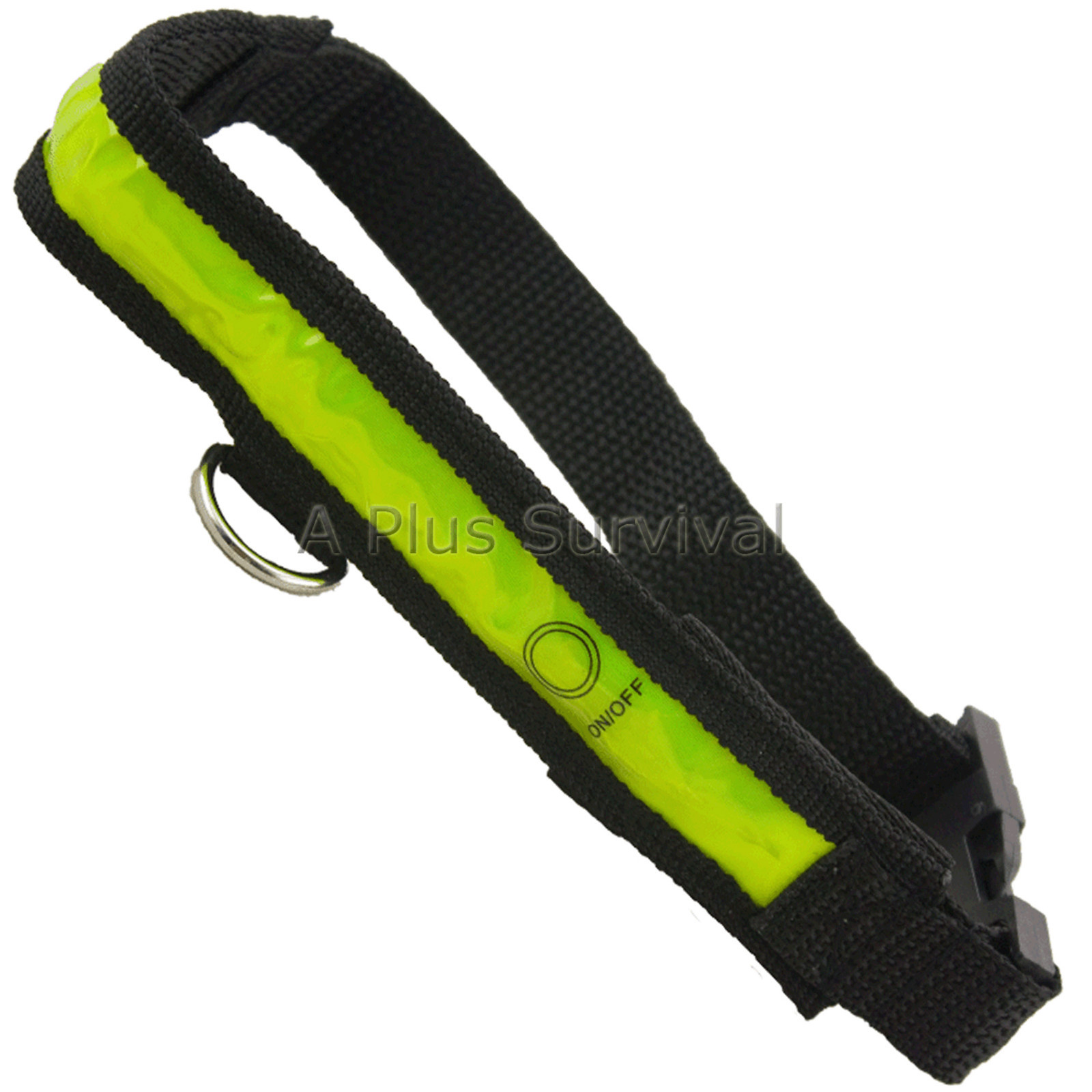 Reflective & Illuminated Dog Collar Medium Size 16-22″