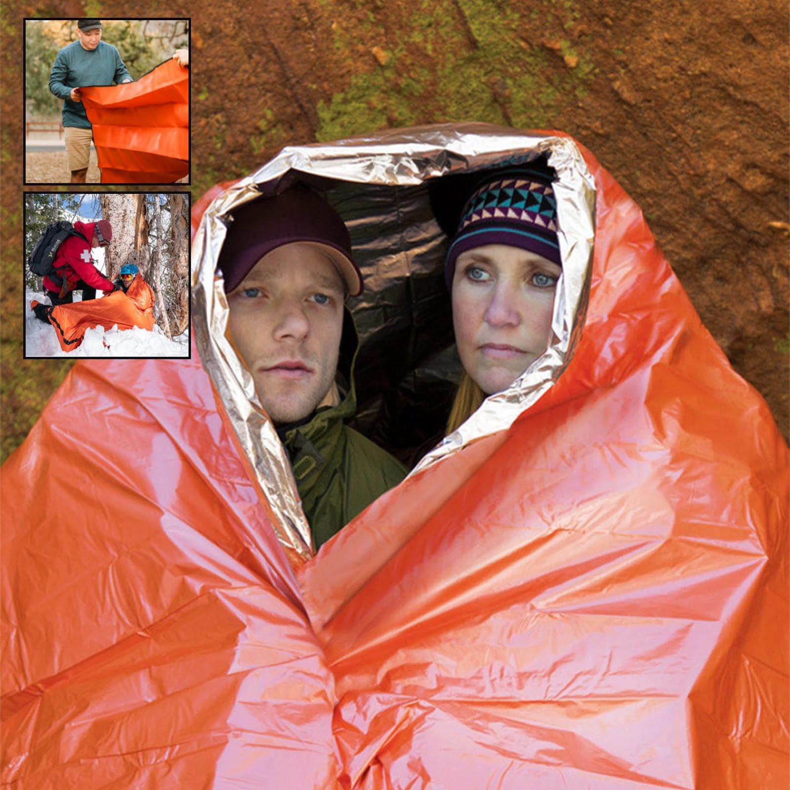 Emergency Survival Tent. Emergency Tent with Emergency Whistle,Emergency Shel…