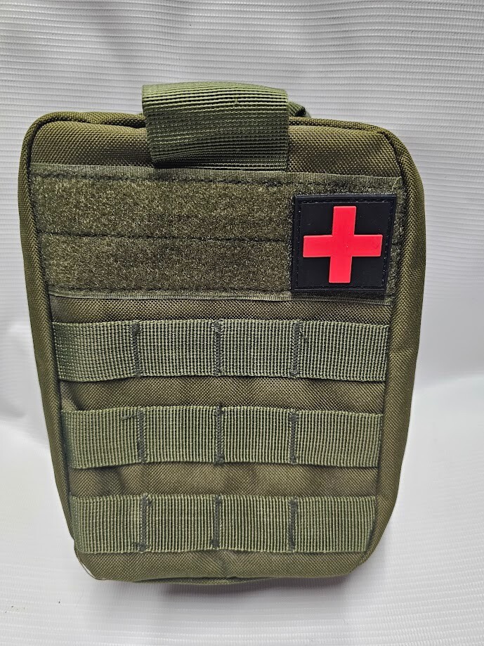 Emergency Survival Kit Bag First Aid IFAK Trauma Med Kit – 20 Pieces – Prepping