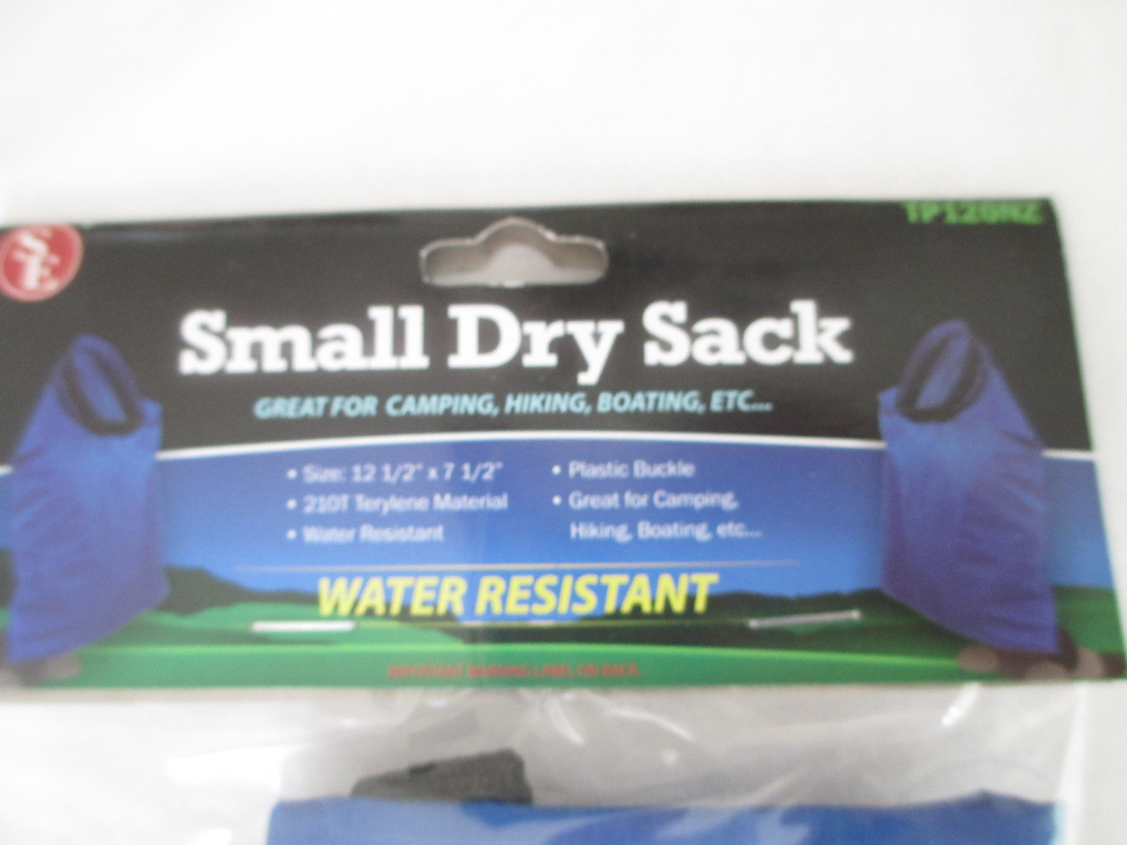 SE SMALL DRY SACK – WATER RESISTANT CAMPING / OUTDOOR BAG – 12.5 X 7.5 INCHES