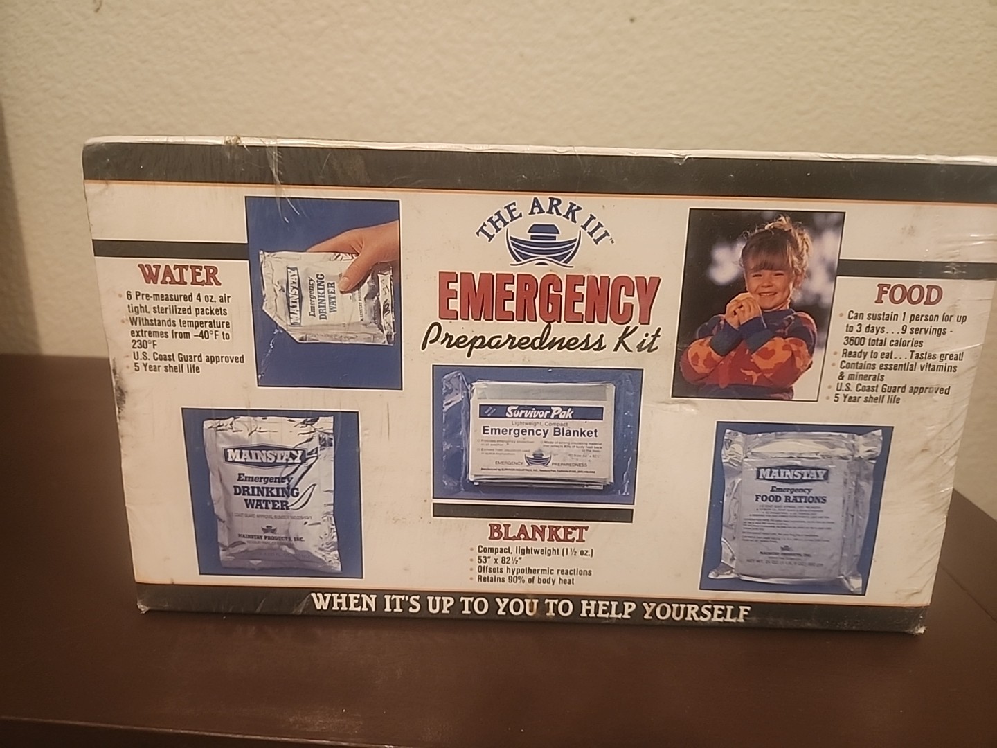 The Ark III 3-Day Emergency Survival Kit Food & Water NEW Sealed Made in USA