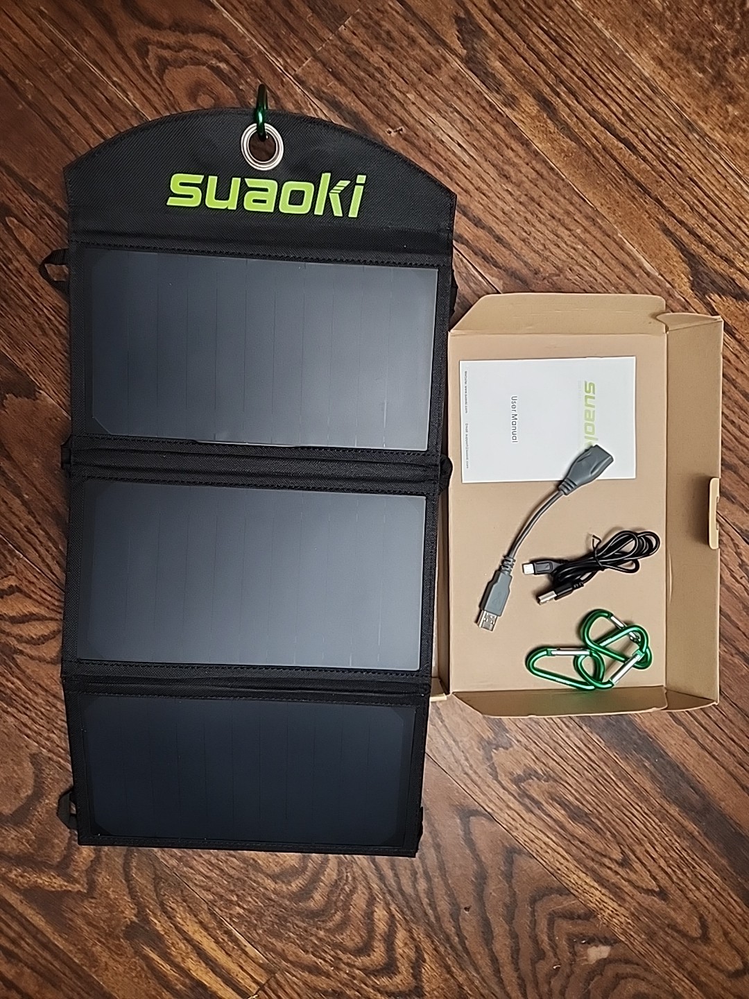 Suaoki 20W Foldable Dual Port Solar Charger
