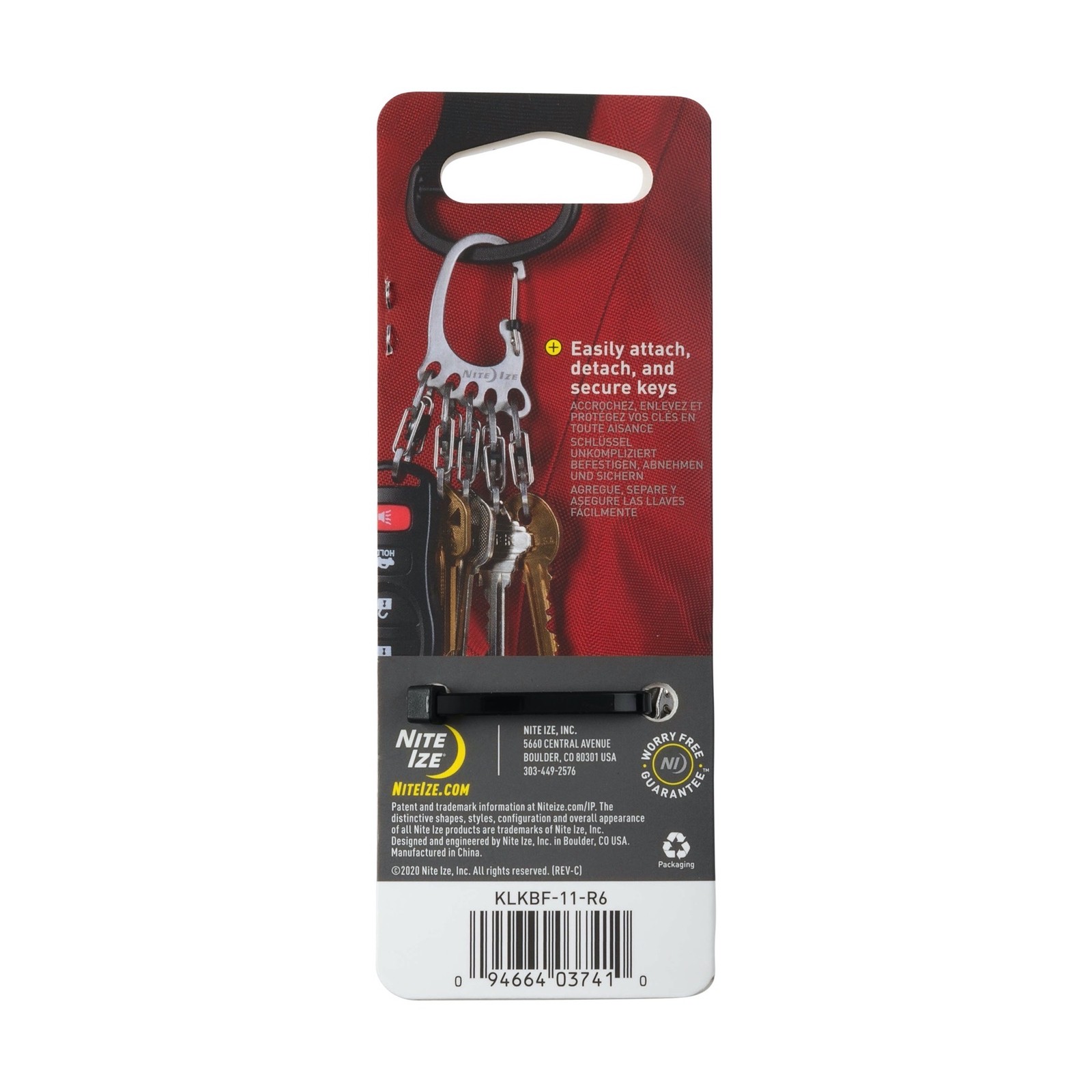 Nite Ize BigFoot Locker Stainless Steel KeyRack – Stainless