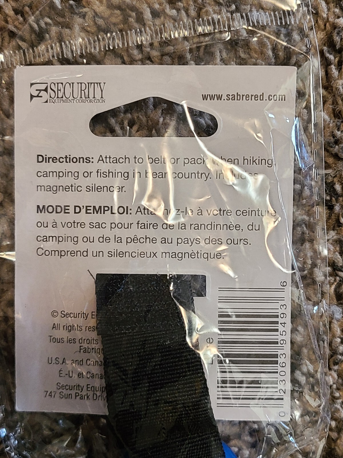 Frontiersman Bear Bell Blue Magnetic Silencer Blue ~ New