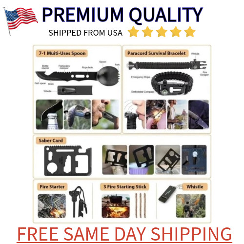 250 Piece MOLLE Survival & Emergency First Aid Kit