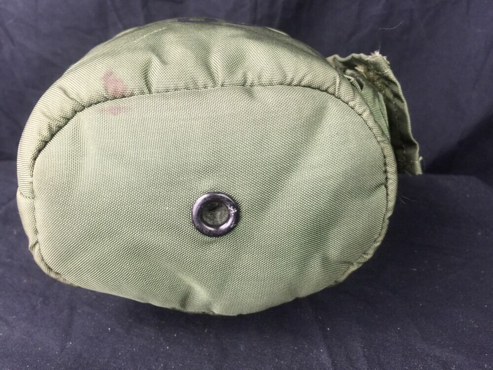 US Military OD ALICE CANTEEN COVER 1QT CARRIER POUCH w ALICE CLIPS GC / VGC