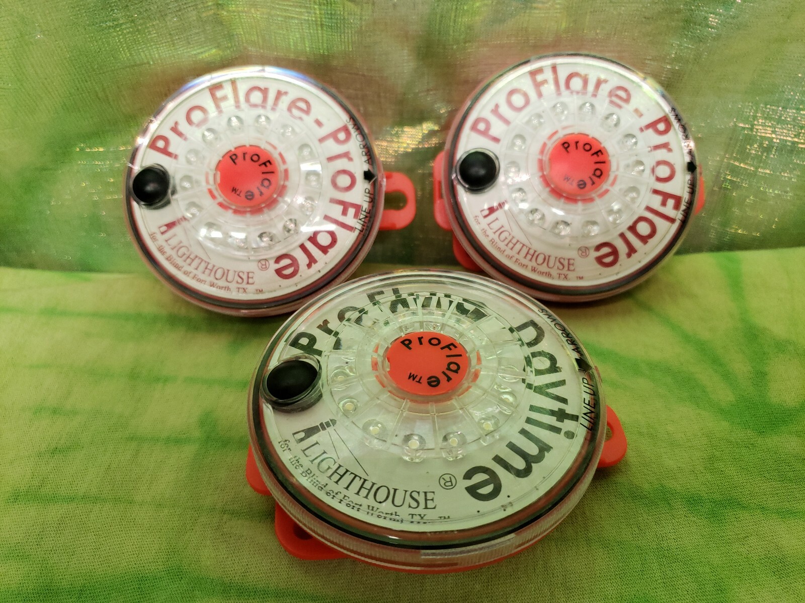 SET OF 3 PROFLARE LIGHTHOUSE LED LIGHT FOR EMERGENCY SIGNALING