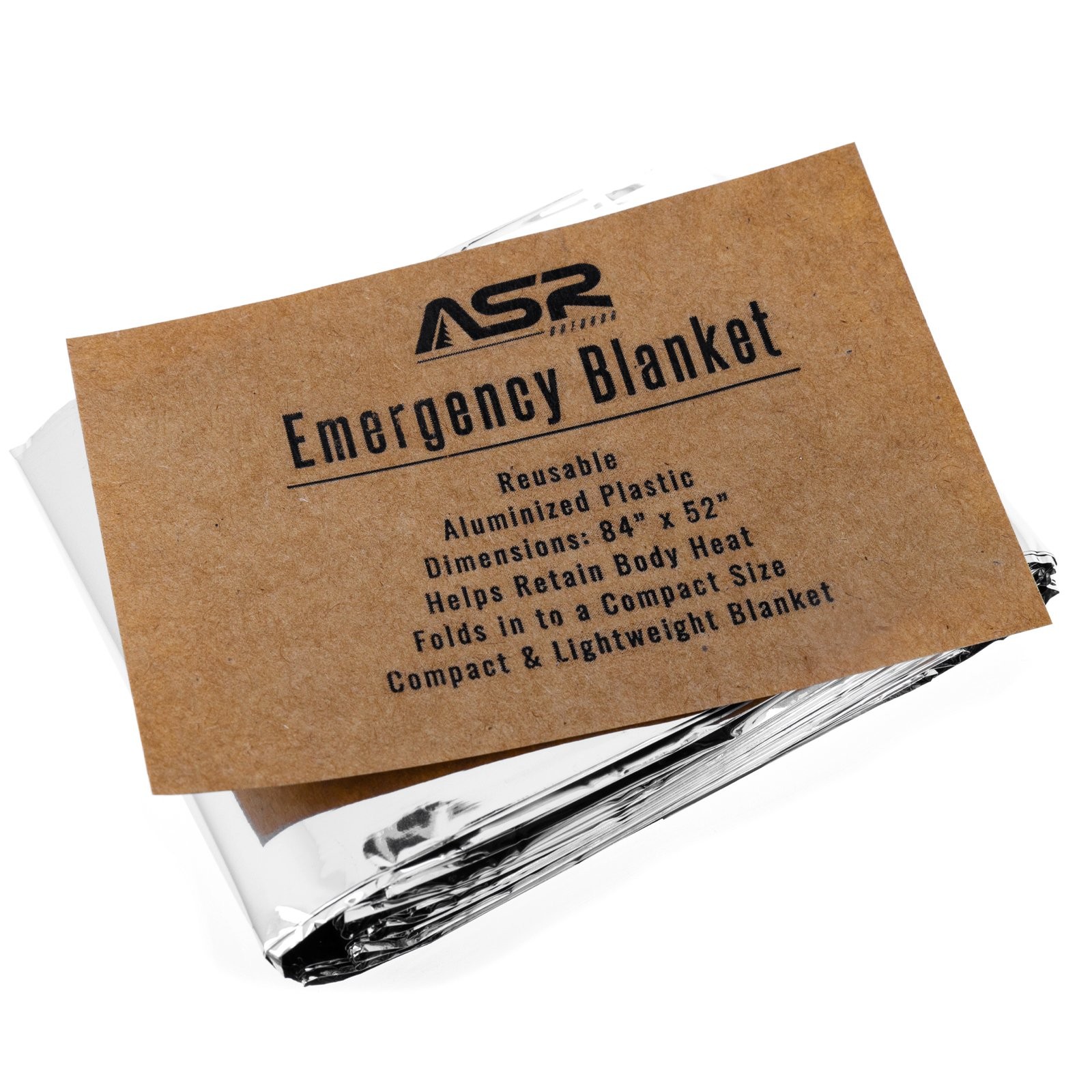 Emergency Blanket Insulated Thermal Reflector Retains Body Heat – 24 Pack