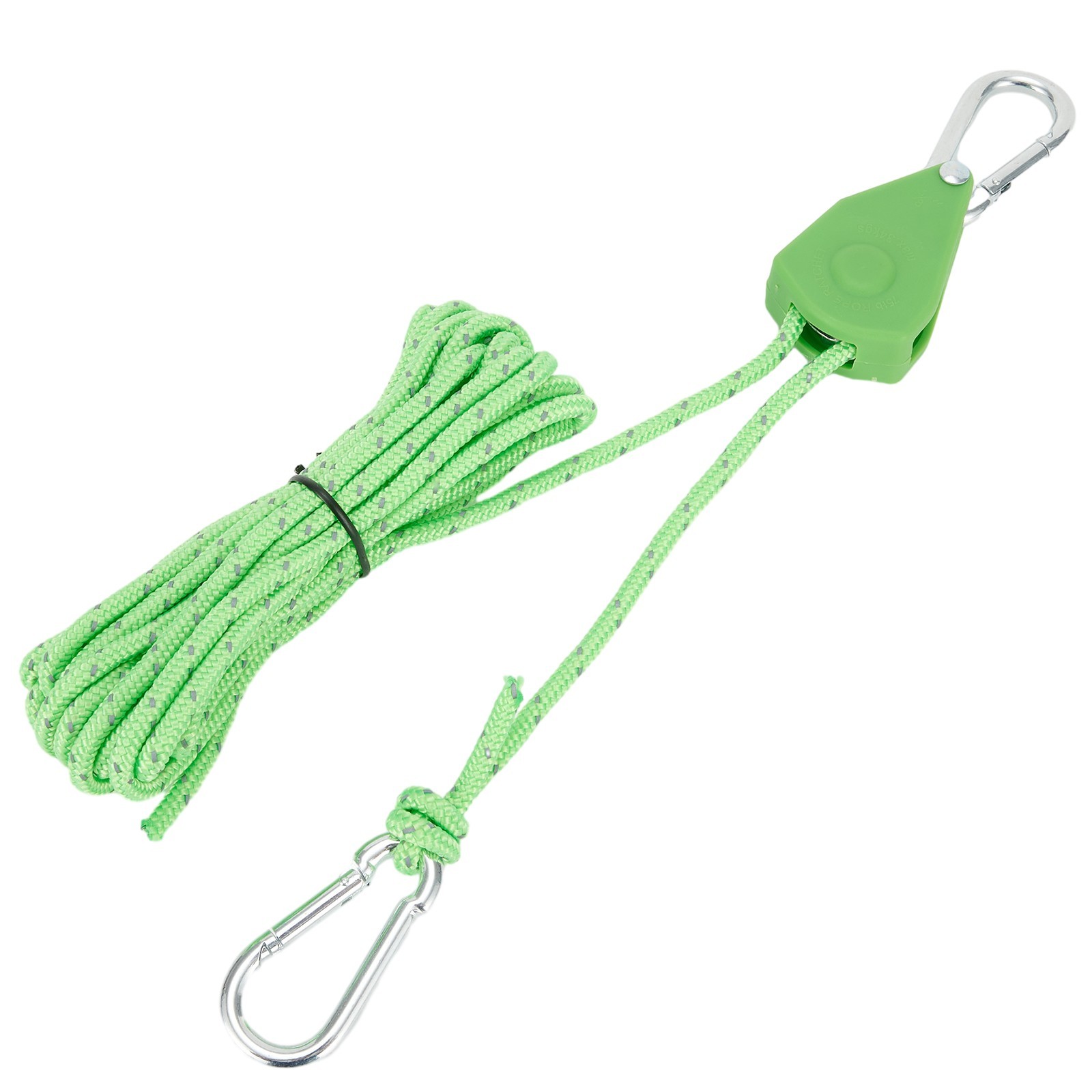 Rope Lanyard Strap Tent Pulley 100g Adjustable Fastener Non Slip Ratchet Hanger