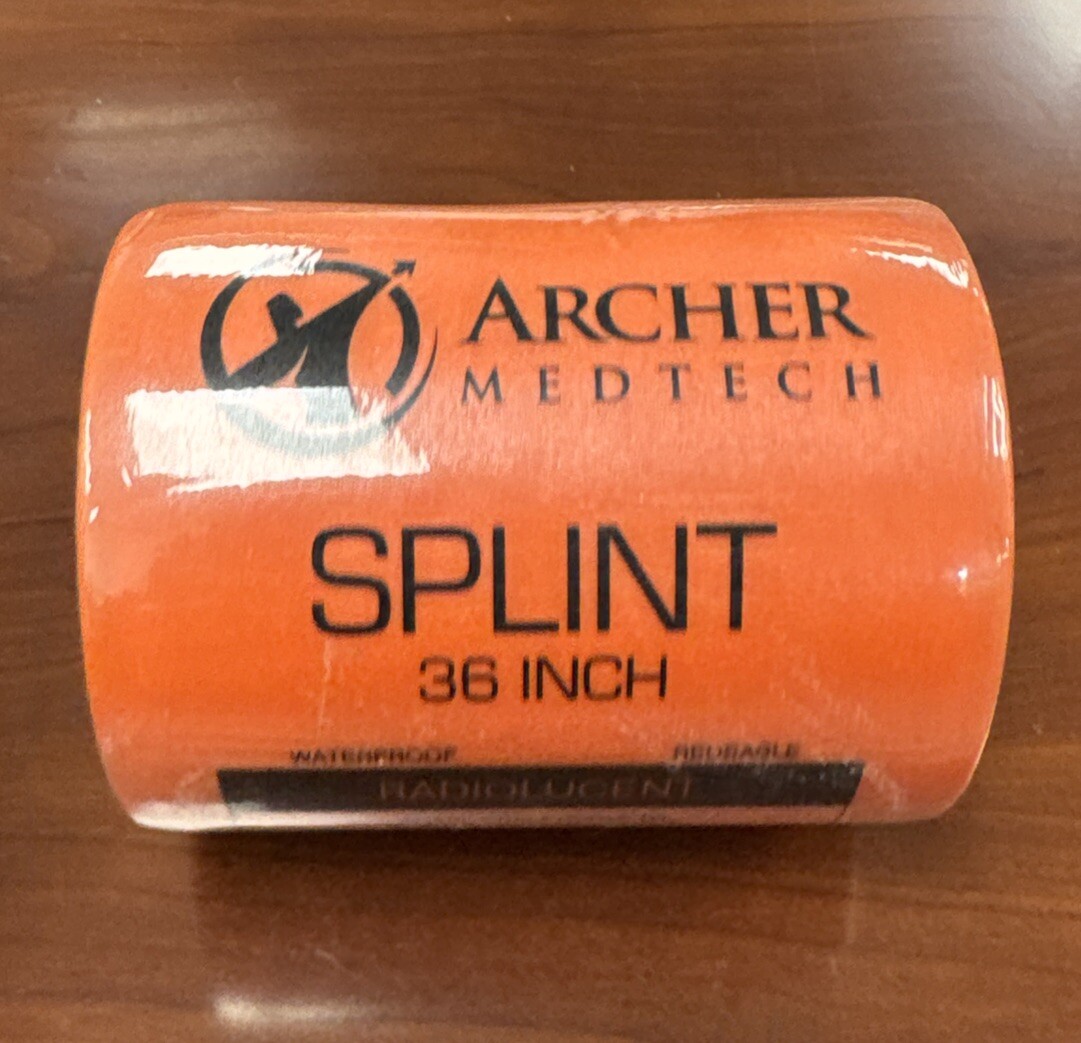 Ever Ready First Aid Universal Aluminum Splint Orange – 36″ Rolled