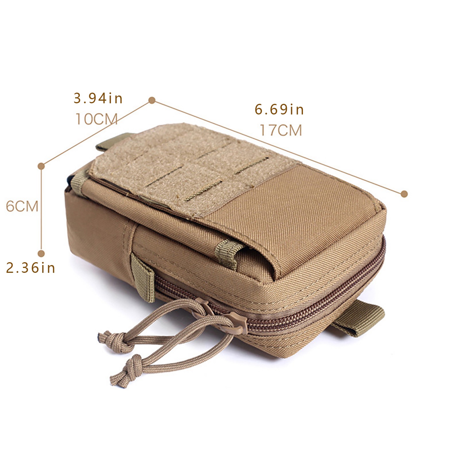 Multi-functional Tactical Compact Molle Pouch Utility Small Waist Pack Belt Bag