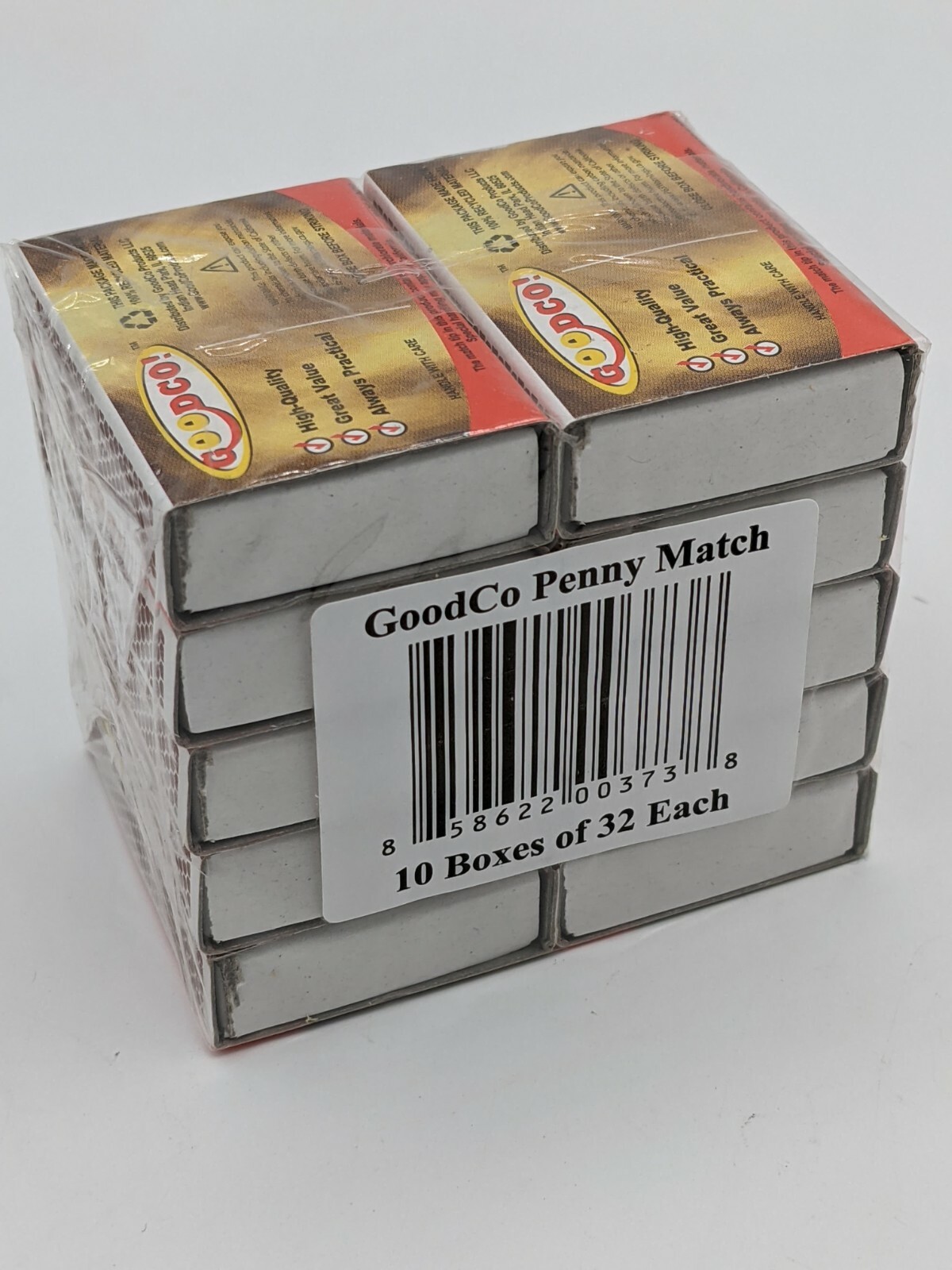 10 Boxes Good Co Safety Matches 32 count per box Camping First Aid Survival Gear