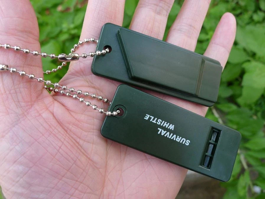 2 New Survival Whistle Emergency Rescue Tool Signal Sound Outdoor Camping Hiking