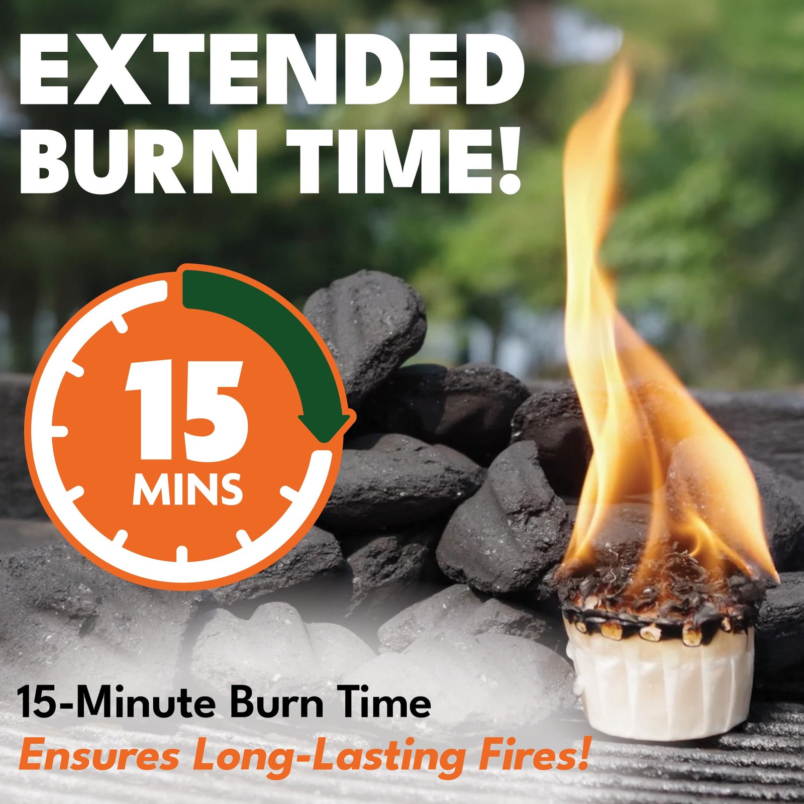 Superior Trading Fire 30 Extra Large pods, Waterproof for Indoor/Outdoor