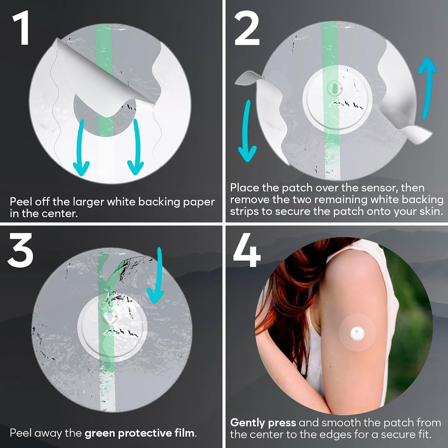 20 Non-Irritating Waterproof Patches for Freestyle Libre 3 – Easy Application
