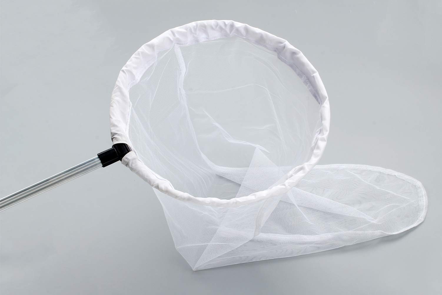 RESTCLOUD Large Insect and Butterfly Net with 14″ Ring, 36″ Handle, White