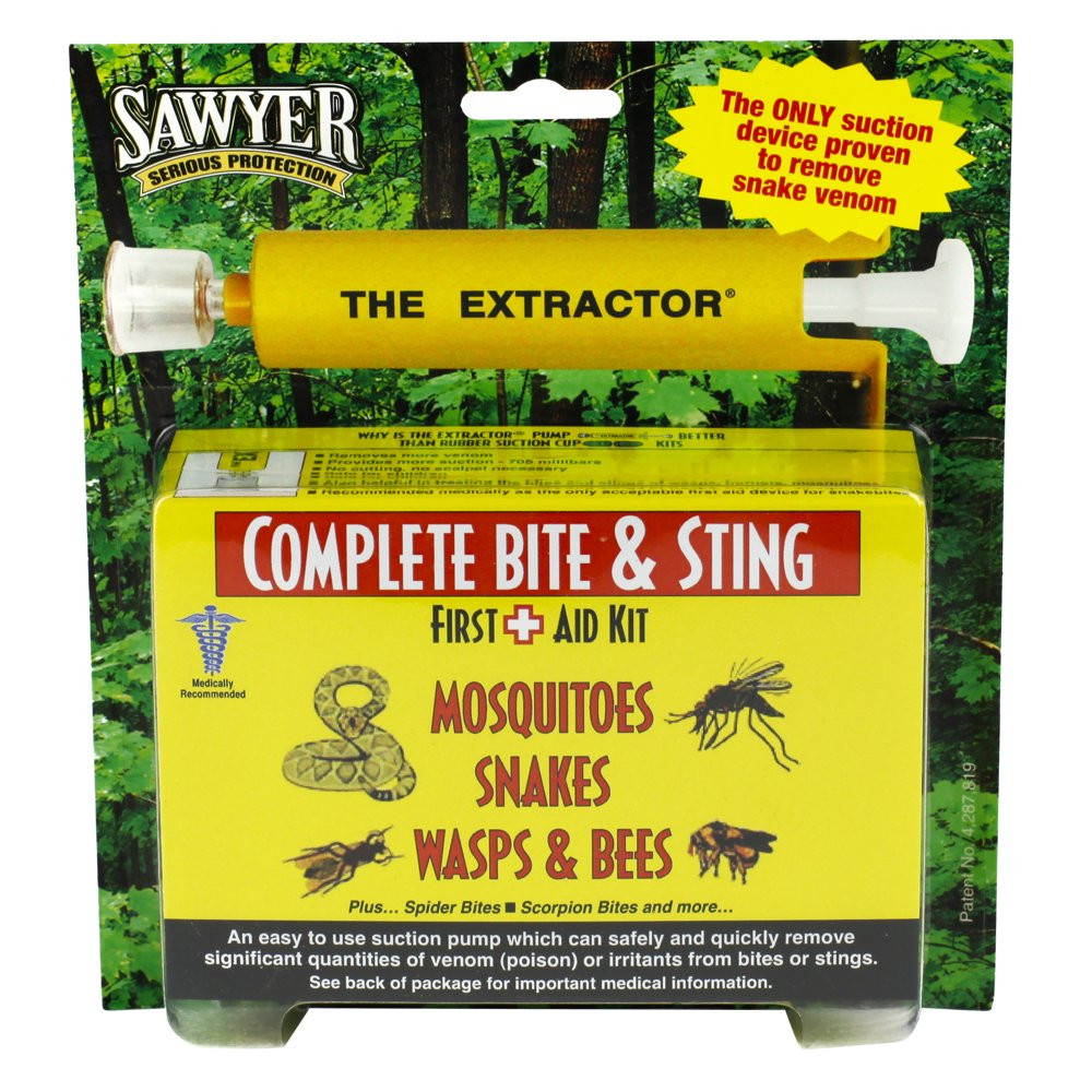 Venom Extractor & Suction Pump Kit for Snake Bite, & Bee, Wasp,