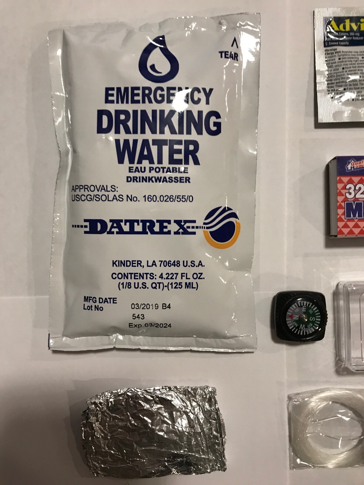 Emergency Survival Kit Essential Bug out Bag Zombie Hurricane Auto Disaster Kit