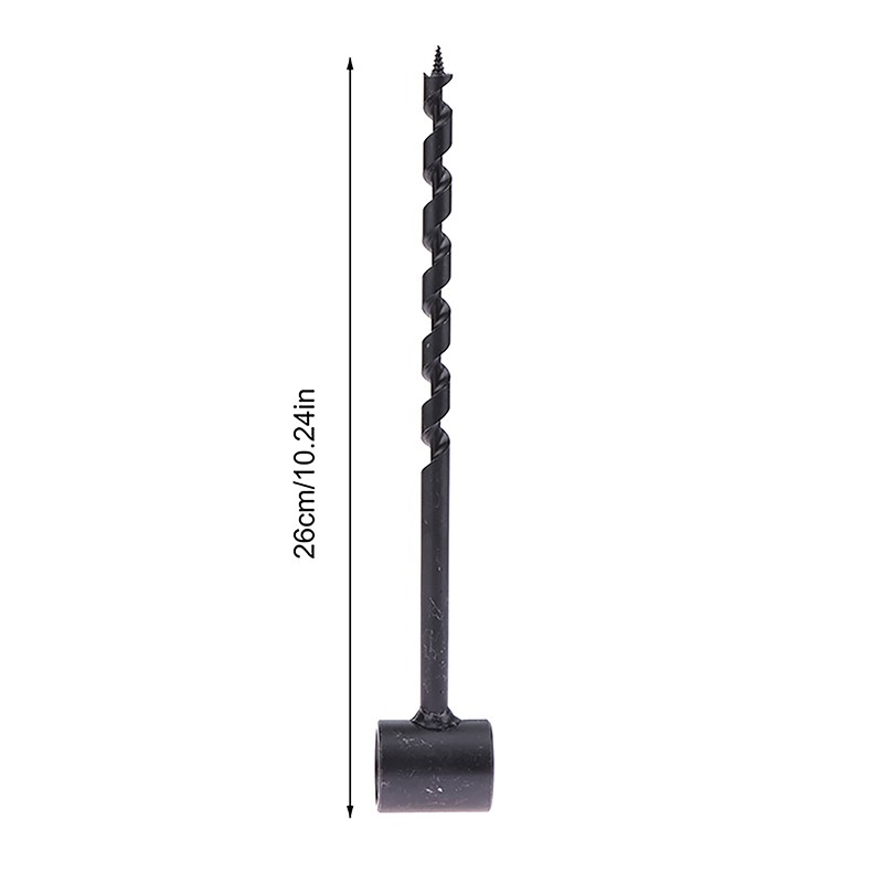 Outdoor Hand Drill Carbon Steel Manual Auger Drill Self-Tapping Wood Punch Tool