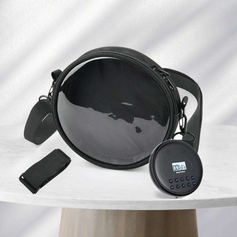 Portable Compact Disc Player Travel Carry Case Storage Bag Easy Access Front