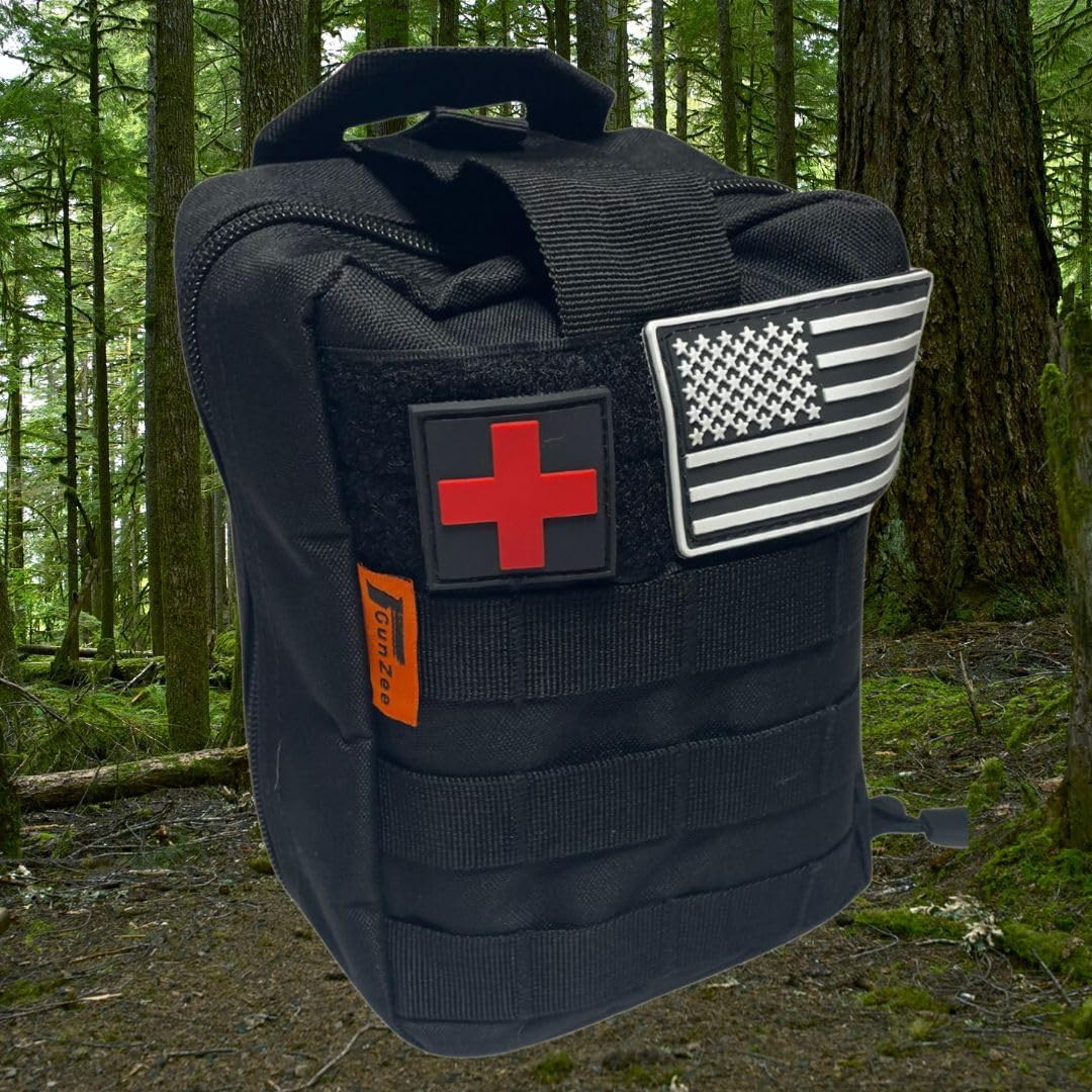 Emergency Survival Kit, 175Pcs Survival Gear First Aid Kit with Molle System Com