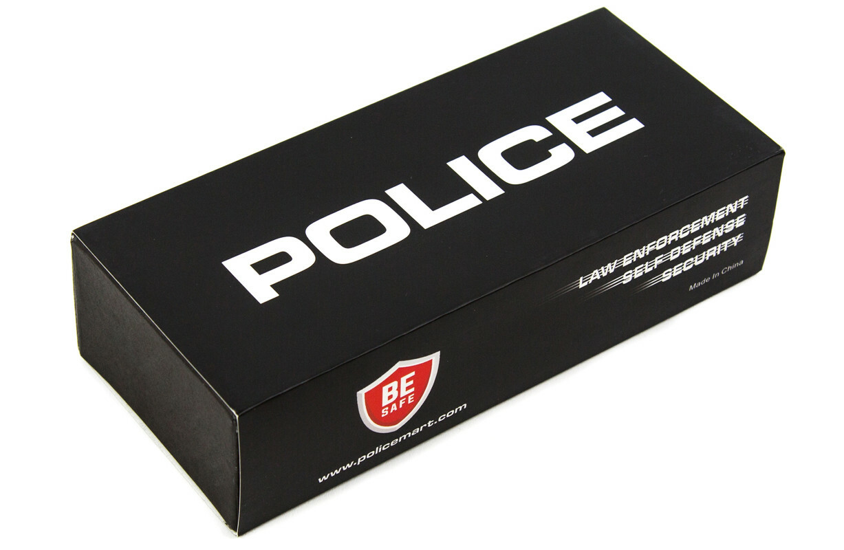 POLICE Stun Gun 512-700 BV Rechargeable LED Flashlight Black