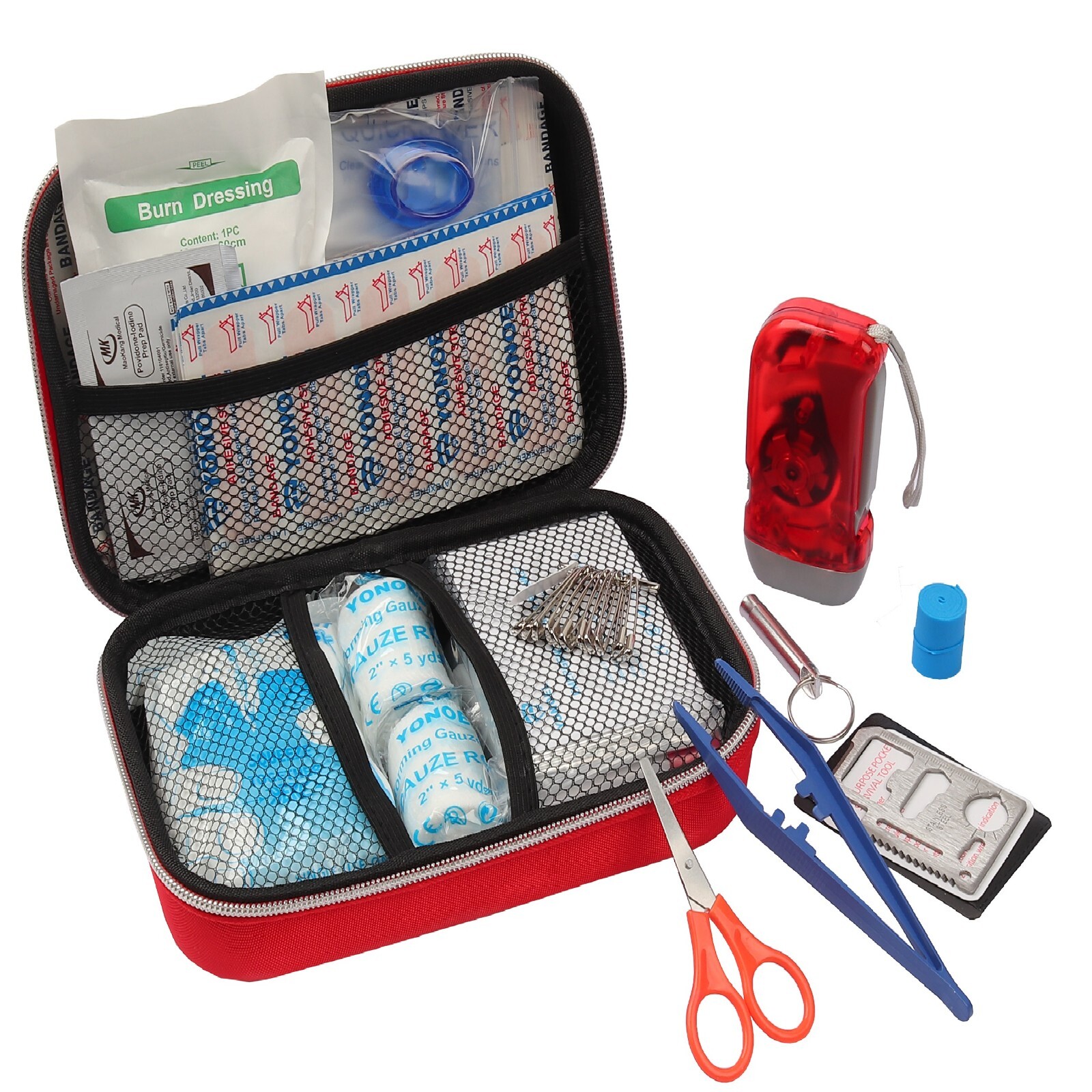 279 Pc First Aid Kit Tactical Emergency Trauma Military Survival Travel EVA Hard