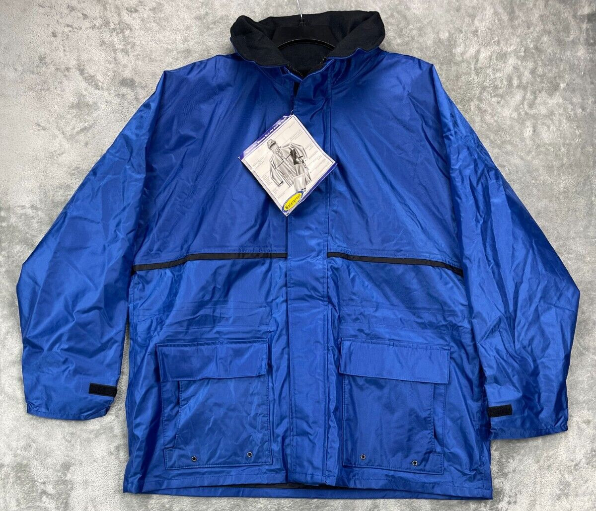 NWT Weather-Rite Men’s Foul Weather Suit Heavy Duty Blue XXL Nylon PVC 8260