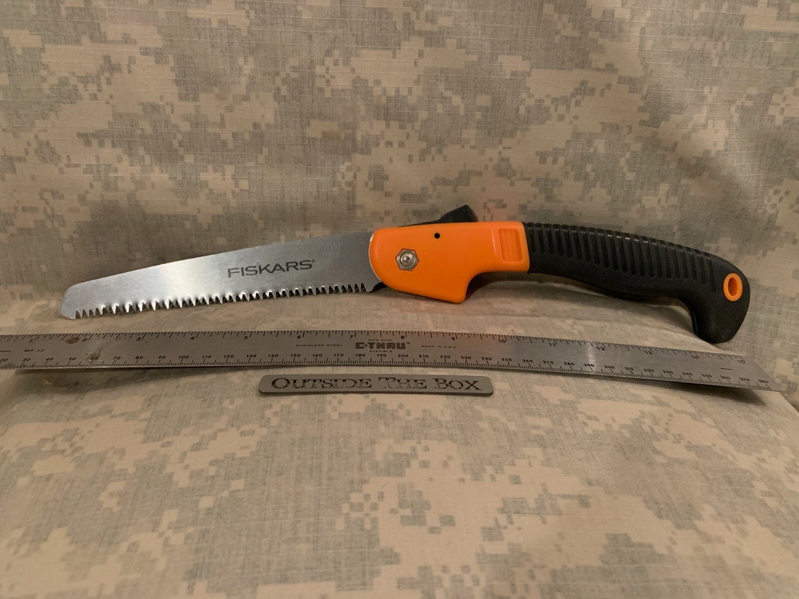 Emergency/Survival: FISKARS 7″ Folding Saw, Steel Blade with Non-Slip Grip, NIP