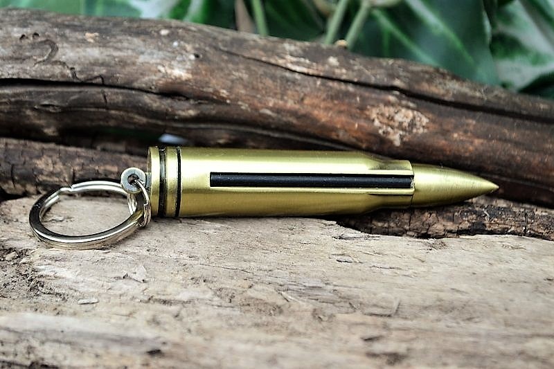 Bullet Permanent Match – Fire Starter Lighter – Camping Survival Gear Key Ring