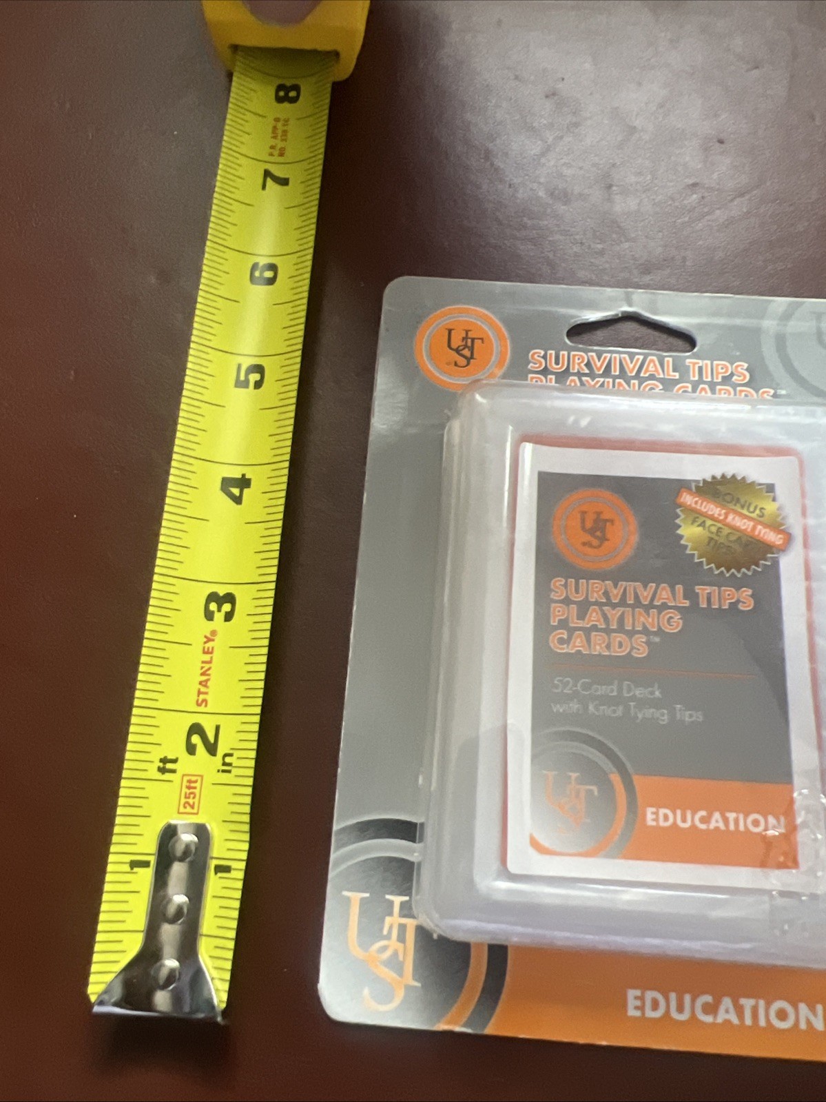 Playing Cards Survival Tips Ultimate Survival Gear PLASTIC CASE Prepping Prepper