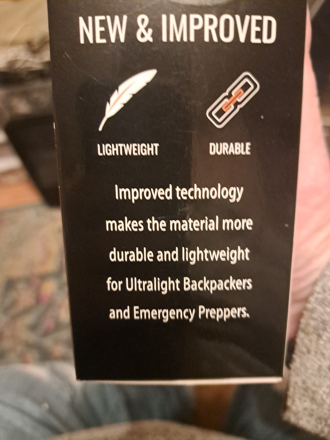 Sleeping Bag Emergency/ Outdoors Reusable Heavy Duty Mylar,