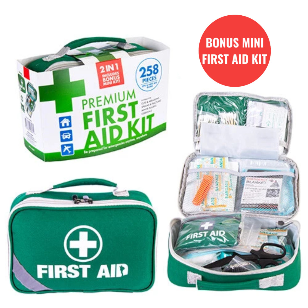 Emergency First Aid Kit Medical 43/92/210/258PCS Travel Emergency ARTG Register
