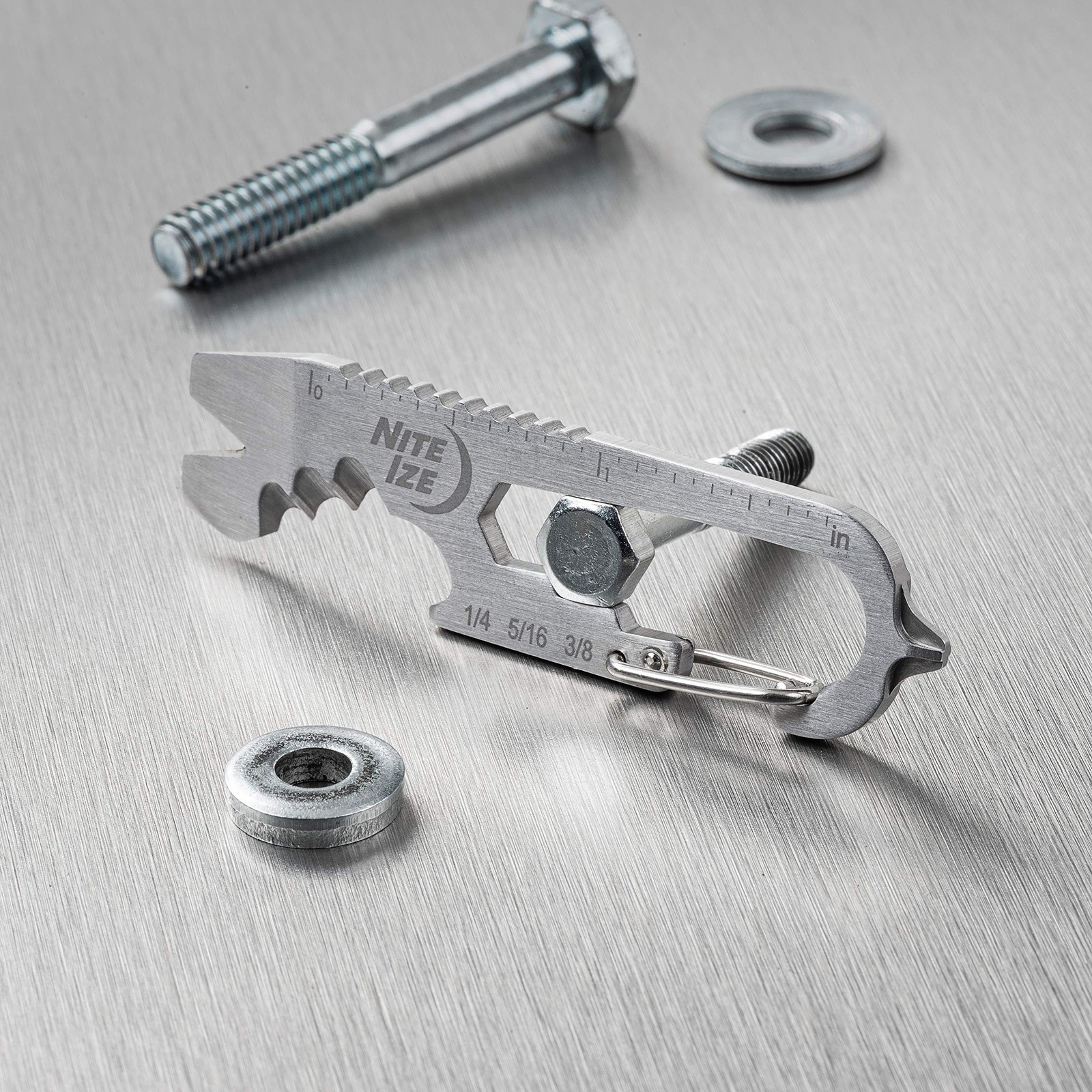 Nite IZE KMTSE-11-R3 DoohicKey Keychain Multi Tool, 1 Count (Pack of 1), Stai…