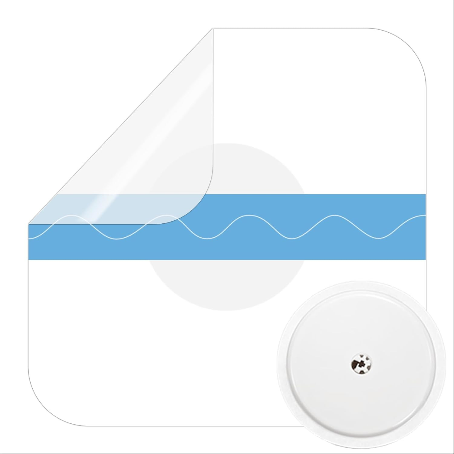 Waterproof Sticker for Freestyle Libre 2/3 Sensor Covers-100 PCS Waterproof for