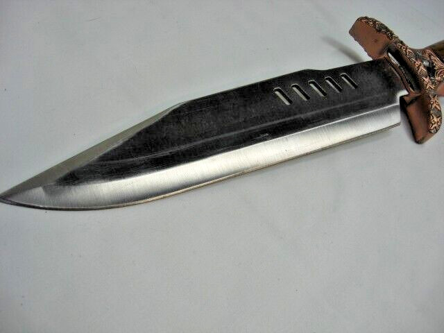 rmk99 Decorative 14.5″ Maxam Bowie Knife Resin Handle Dbl Layer-Sheath st135