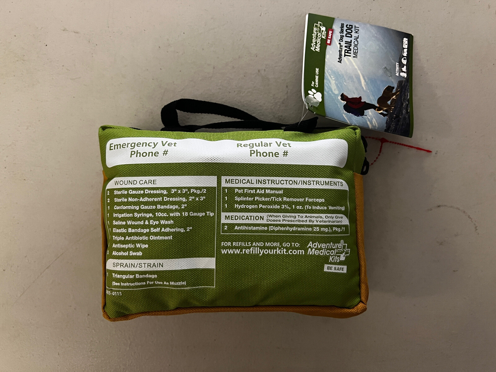 Adventure Medical Kits Dog Series – Trail First Aid Kit 0135-0115