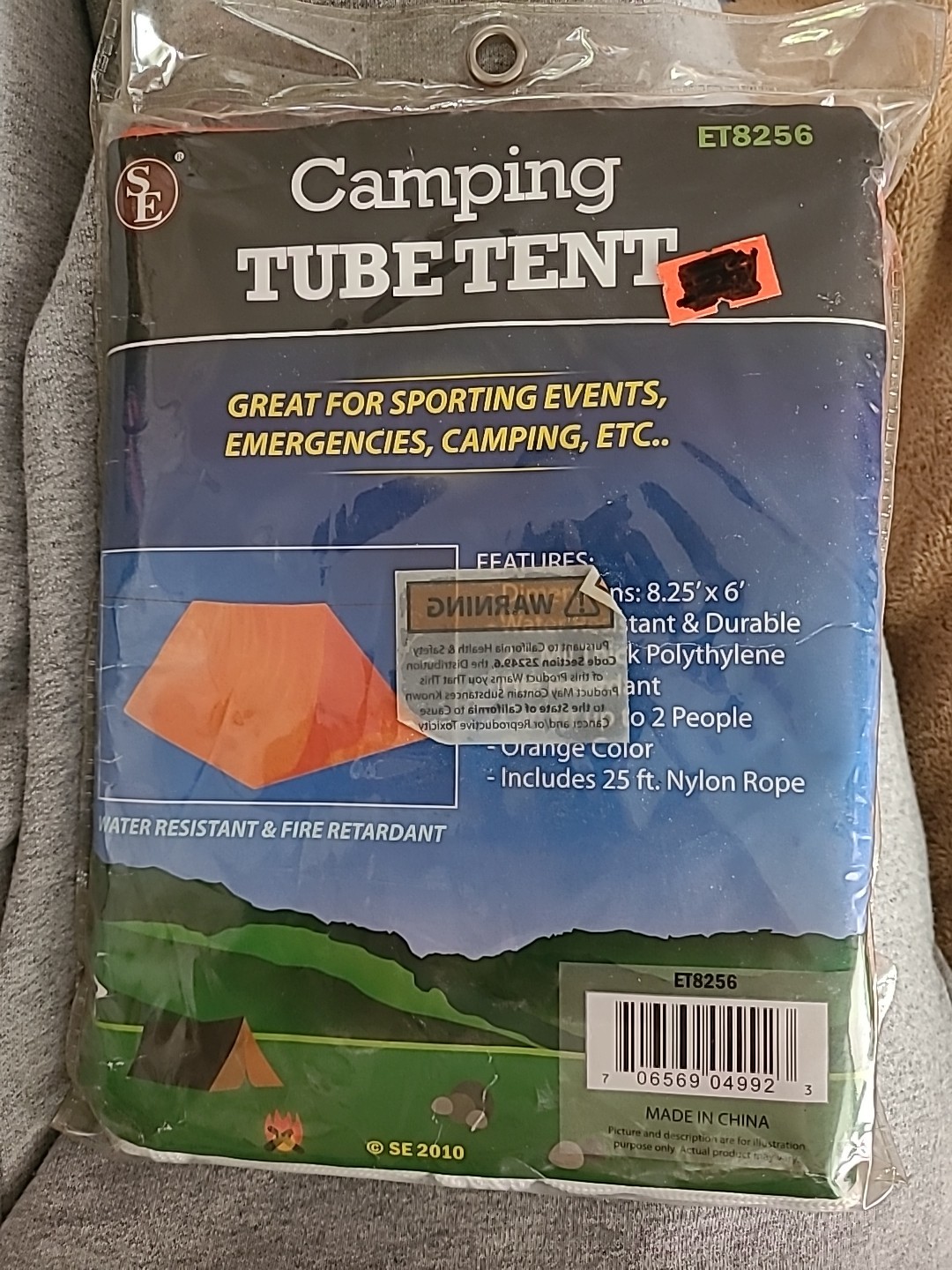 Emergency Survival Camping Shelter Tube Tent Waterproof Prepper