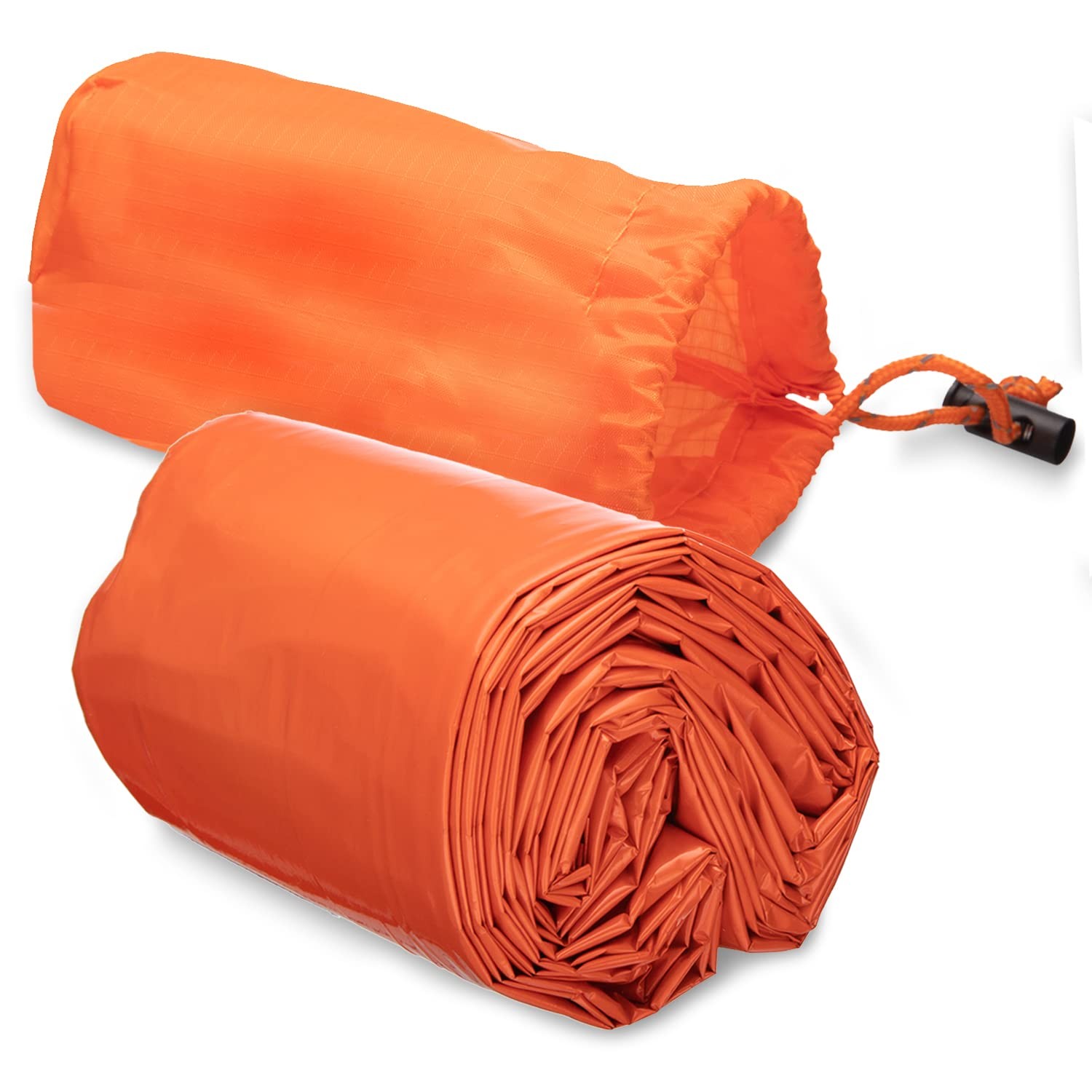 NovaMedic Emergency Sleeping Bag 5 Pack – 84″x36″ Thermal 84 inch x36, Orange