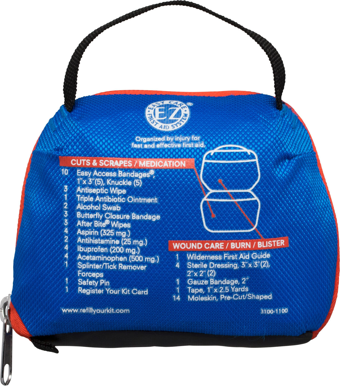 Adventure Medical Mountain Series Medical Kit (Day Tripper Lite) – 59 Pieces