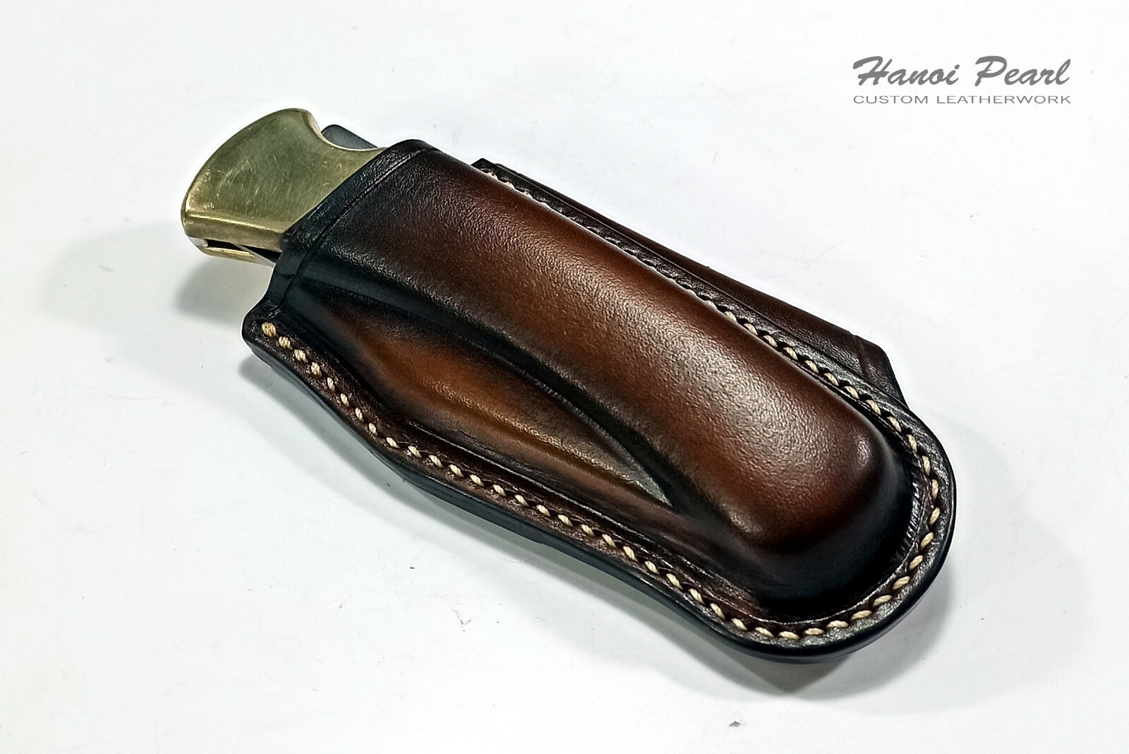 Buck 110 Hunter Sheath | Custom Cross Draw Scout Carry Leather Sheath