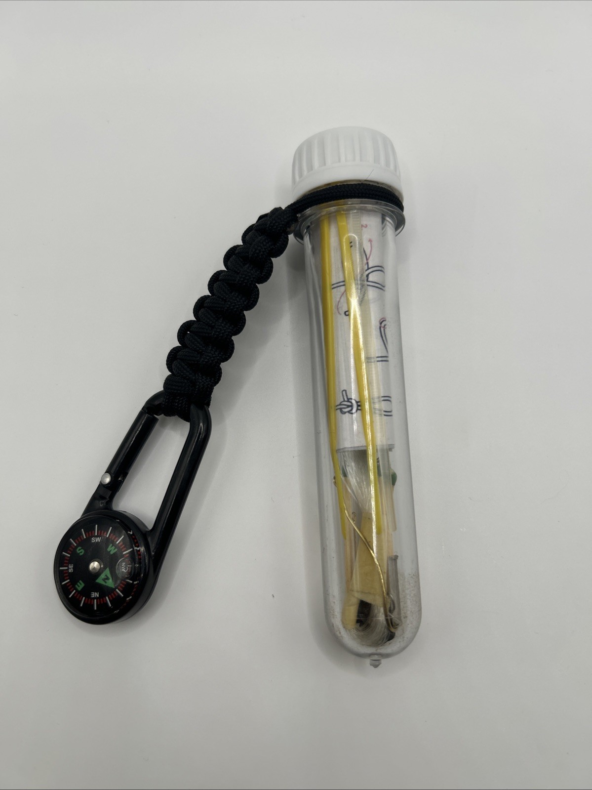 Survival Tube. Mini Emergency Fishing Gear. Custom Designed. lot#2