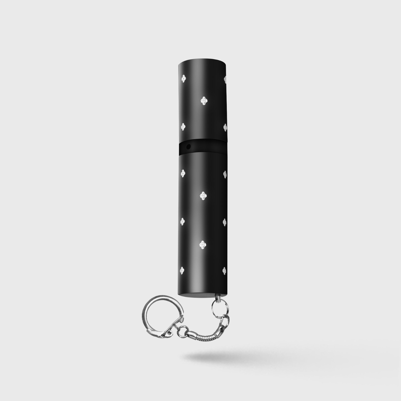 Lipstick-Shaped Self-Defense Device with 110 Lumen Flashlight & Keychain