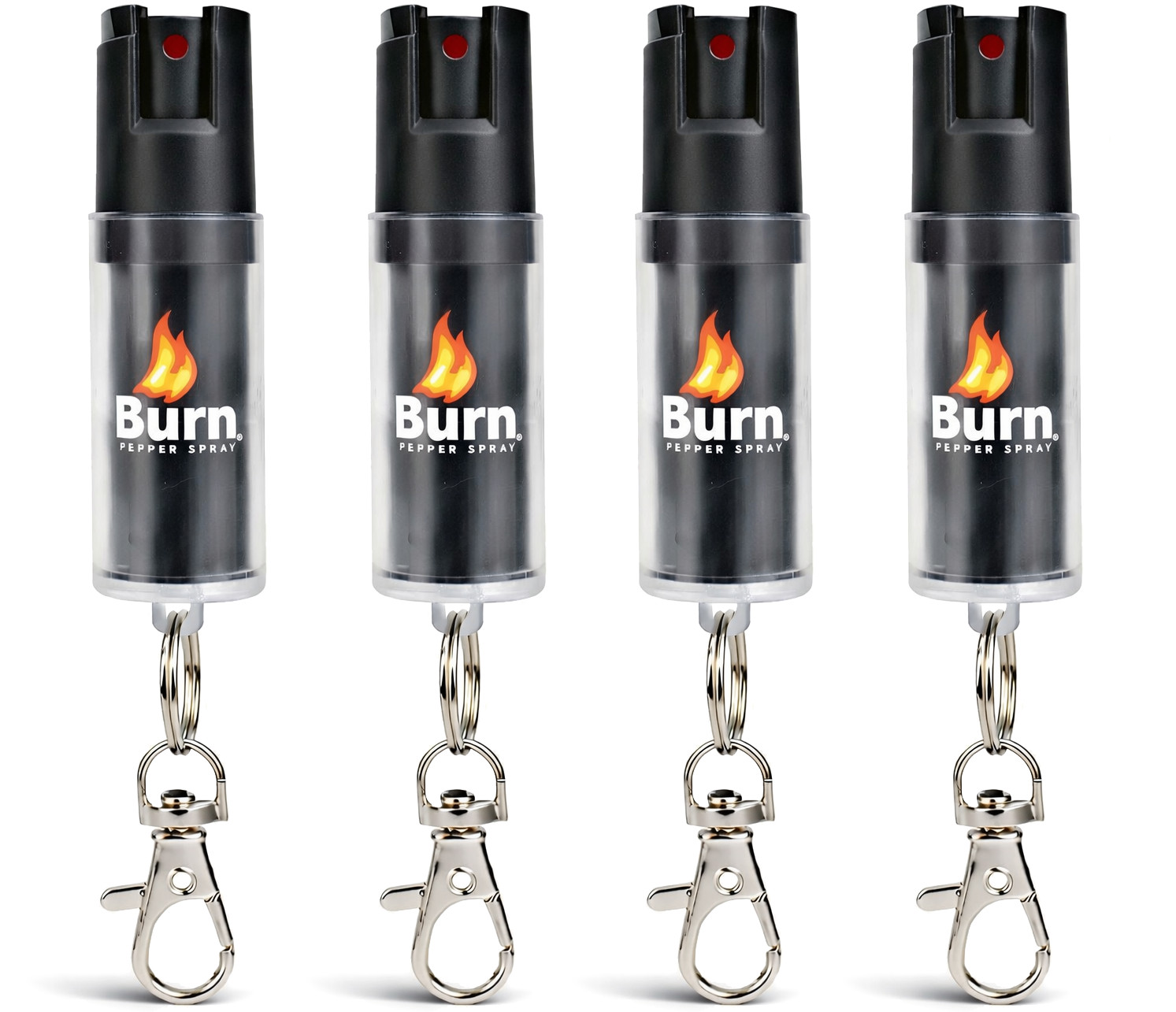 4 Burn Pepper Spray .50oz Self Defense Keychain Security Protection Safety Lock