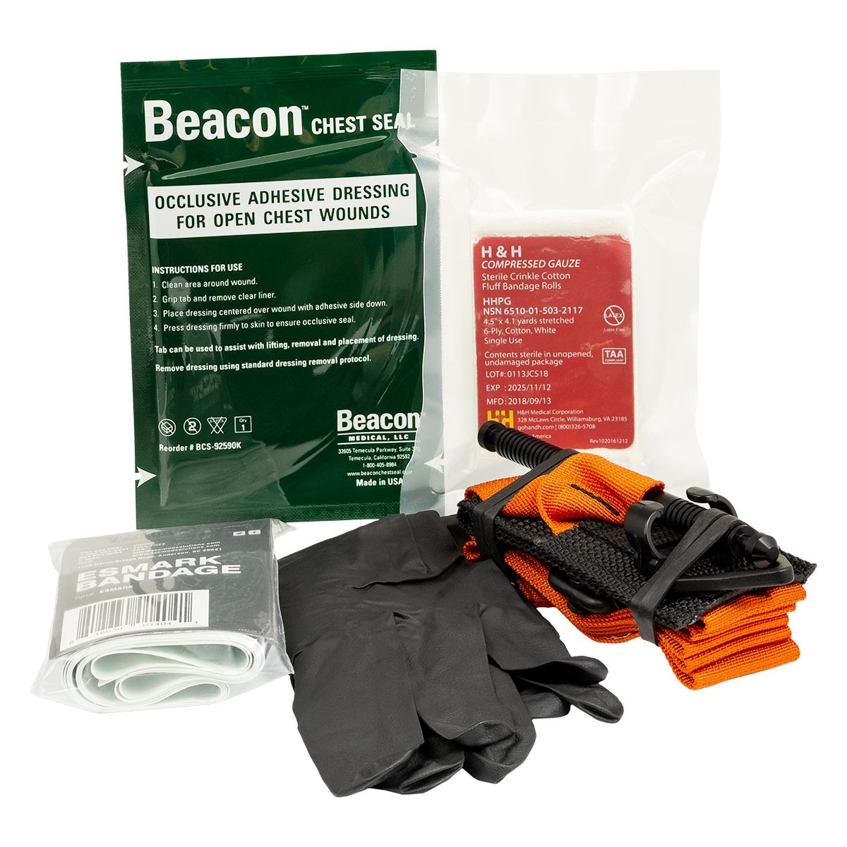 NEW TacMed Solutions – Pocket Medical Kit with Tourniquet – PMK