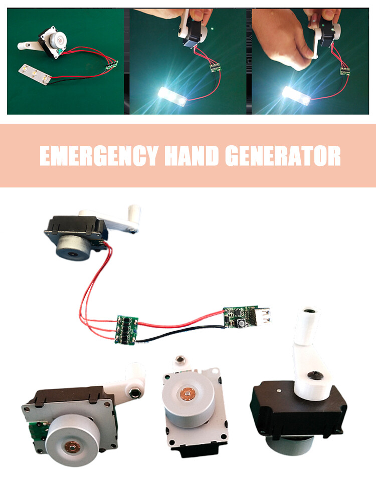 Mini Emergency Hand-Cranking Dynamo Electric Generator USB Charger Mobile Phone