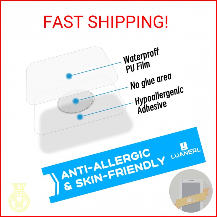 Waterproof Sticker for Freestyle Libre 3 Sensor Covers-50 PCS Waterproof for Fre