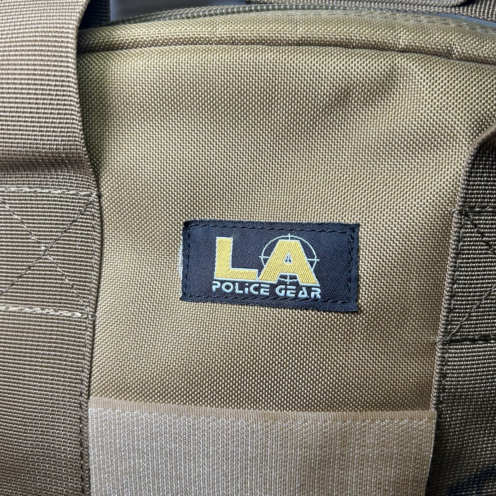 LA POLICE GEAR DESERT TAN TACTICAL PISTOL BAG SURVIVAL AUTHENTIC